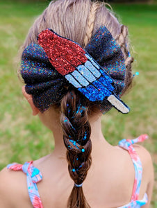 Red White and Blue Popsicle Clip