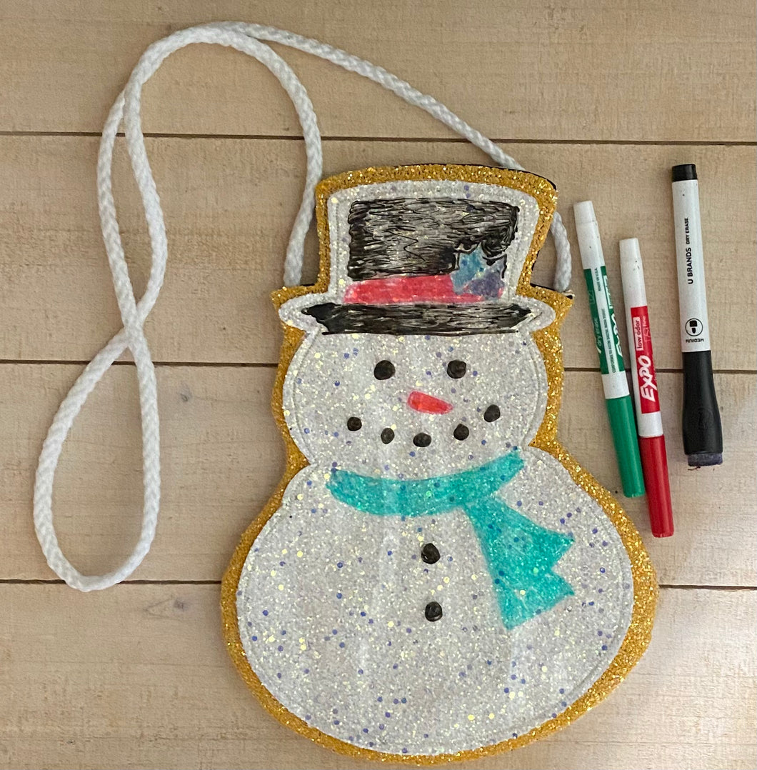 Snowman Cookie Bag